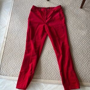 Talbots size 10 red velveteen jeans